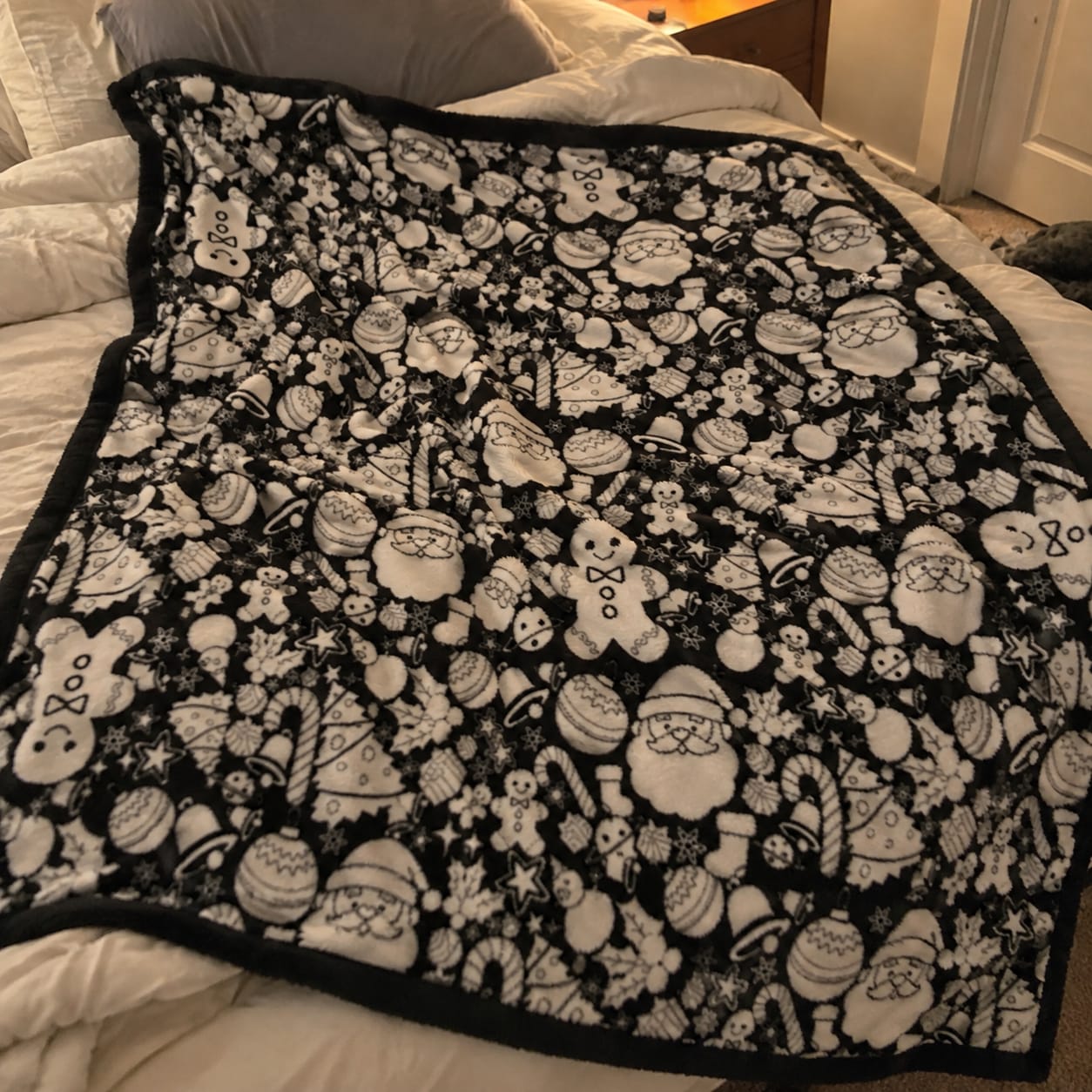 Customer photo review of Color & Cuddle Blanket