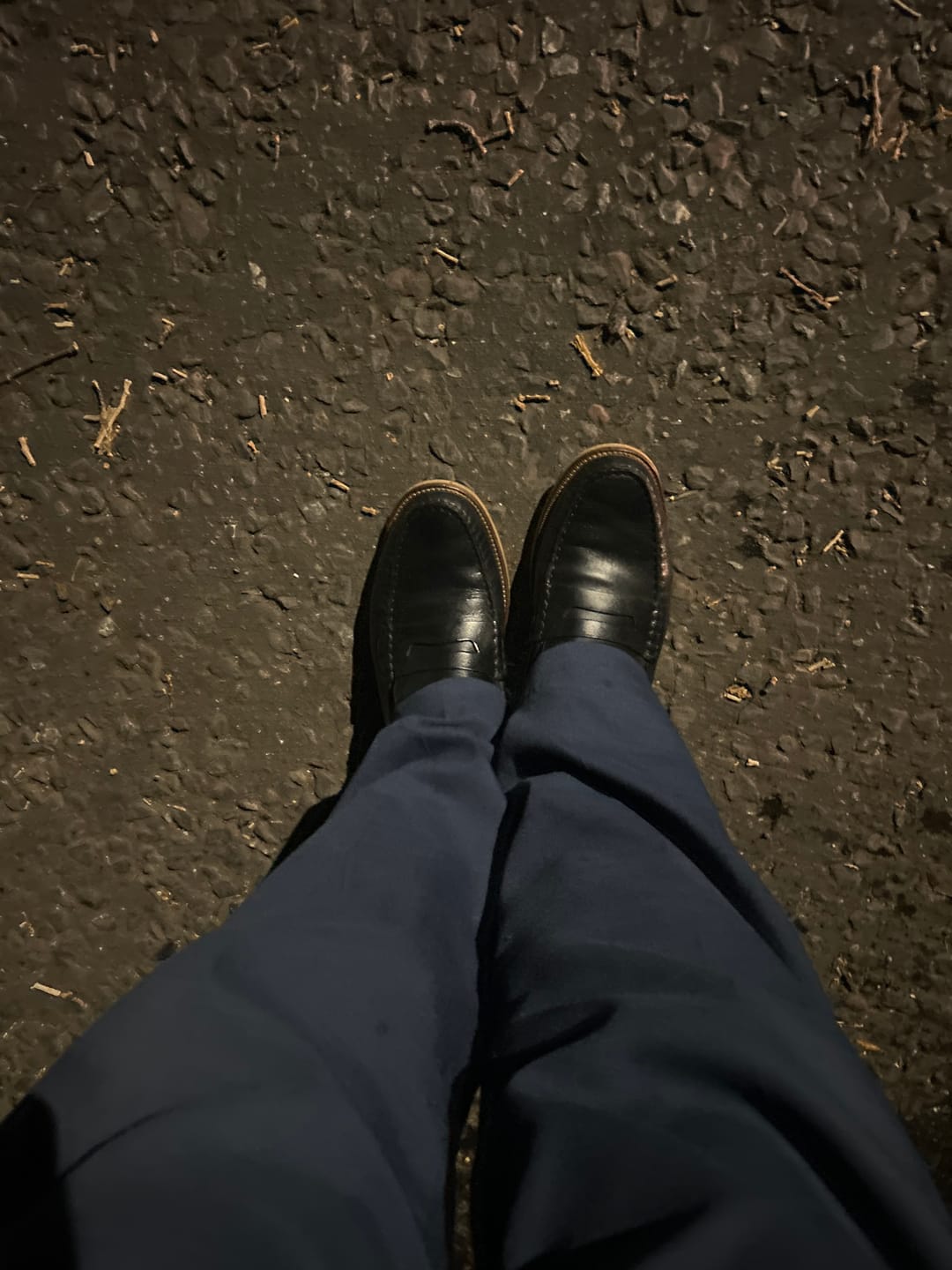 Customer photo review of Garfield Washed Loafers Black