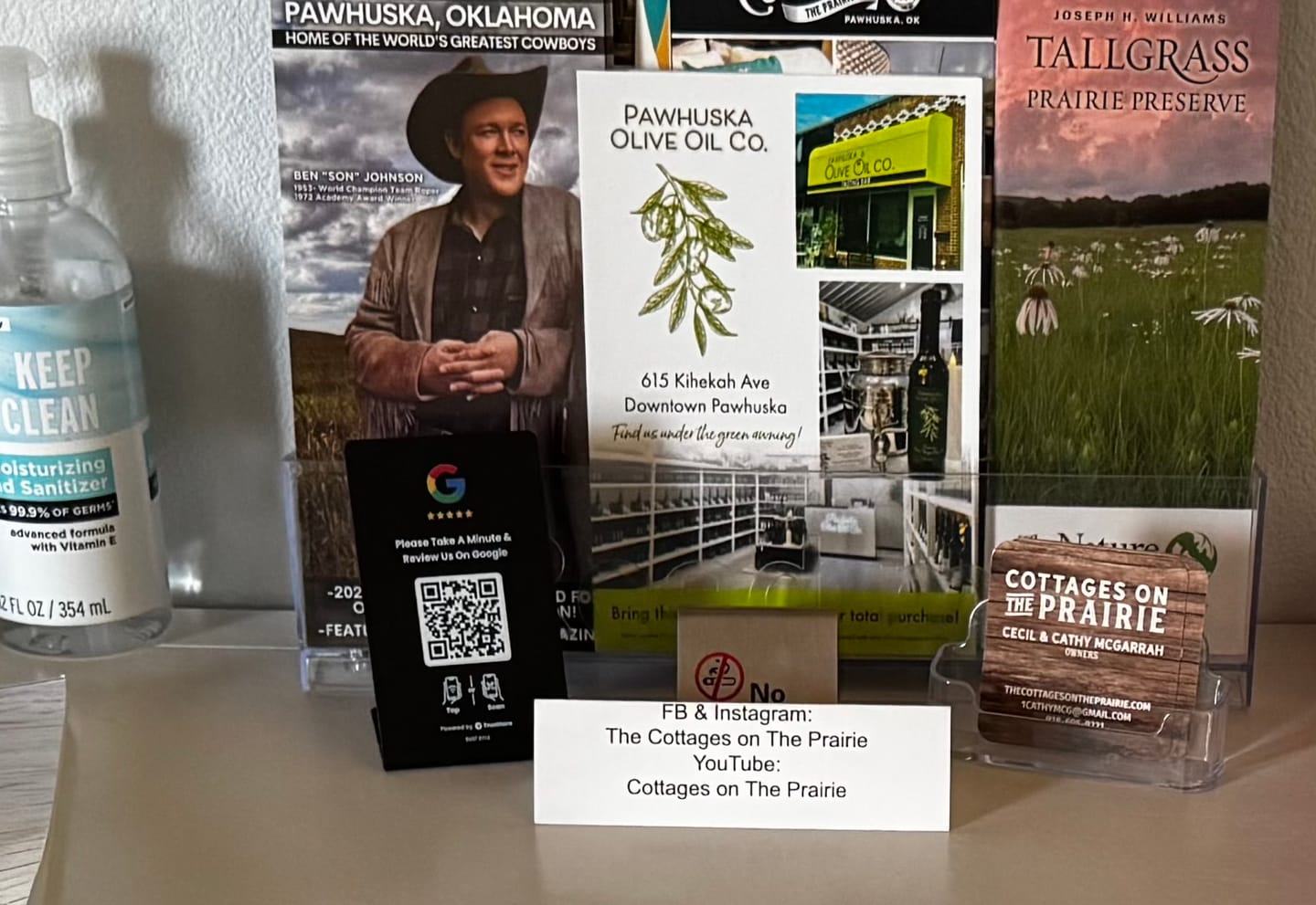 Customer photo review of Google Review Stand (Small)