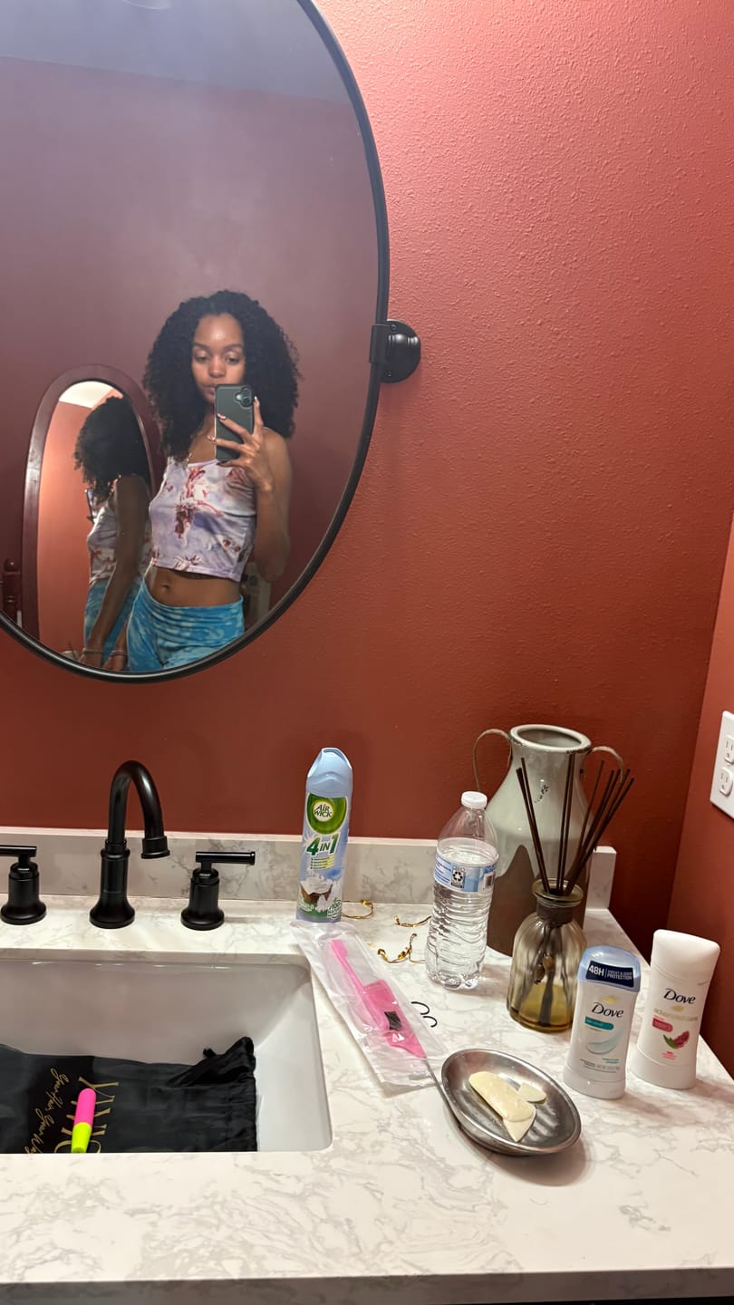 Customer photo review of Ywigs Burmese Water Curly Human Crochet Hair