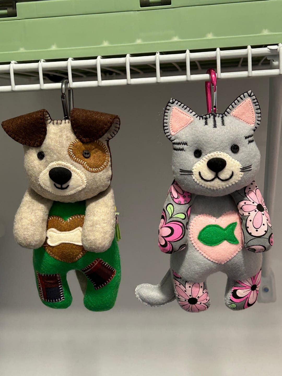 Customer photo review of Puppy & Kitten Charm Dolls  PDF Pattern & Video Tutorial