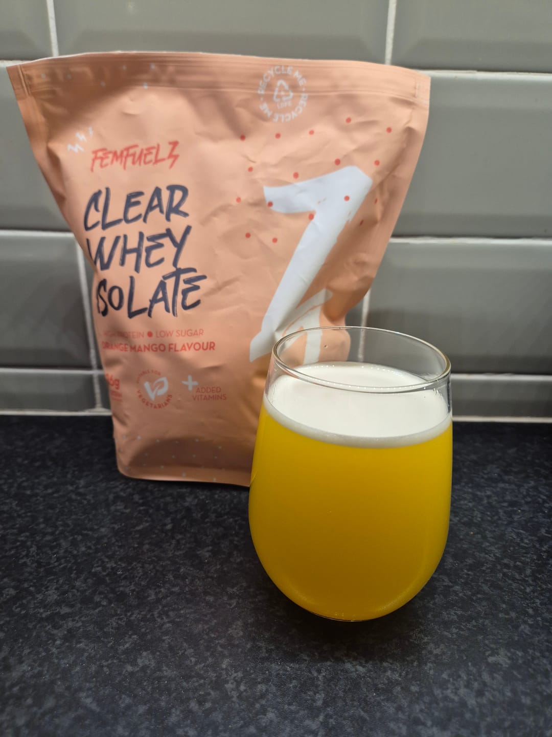 Customer photo review of Clear Whey Isolate Protein
