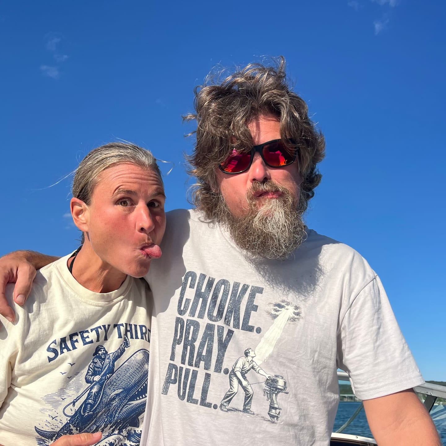 Customer photo review of Safety Third T-shirt