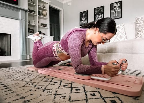 Customer photo review of Pilates Reformer Set