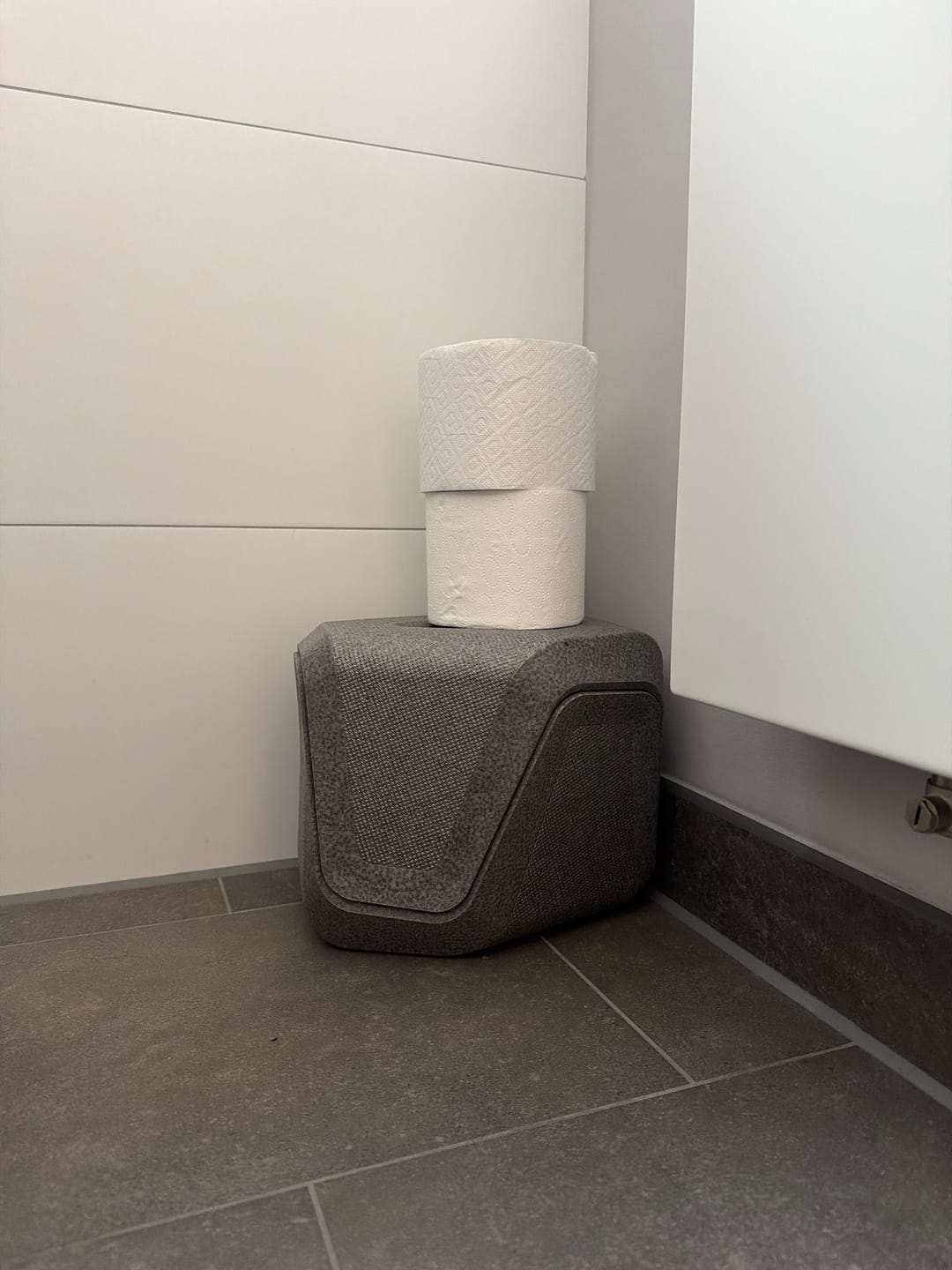 Customer photo review of stuul® Toilet Stool | The Poop Stool with Style