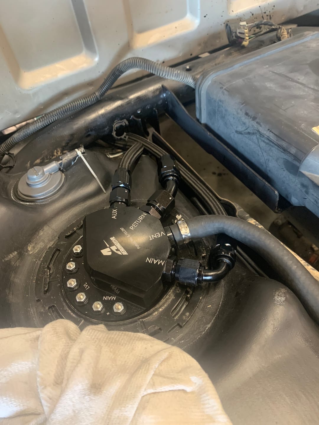 Customer photo review of -10AN to -10ORB Male Fitting by Fluidworks