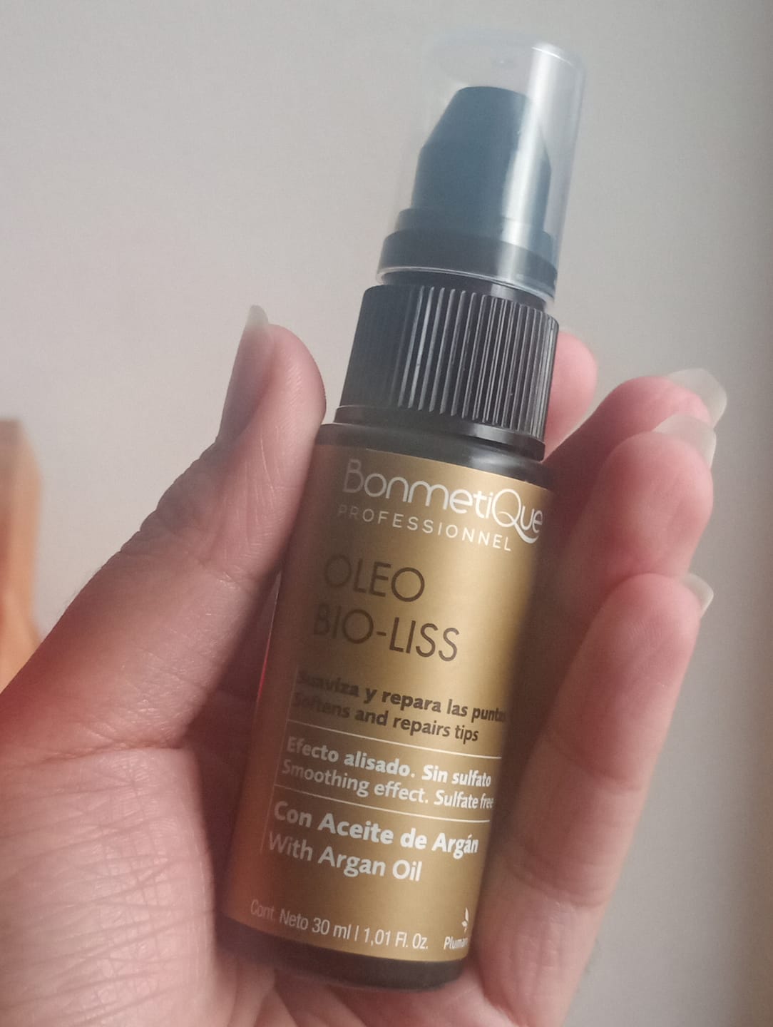 Customer photo review of Óleo Antifrizz Bio-Liss Bonmetique