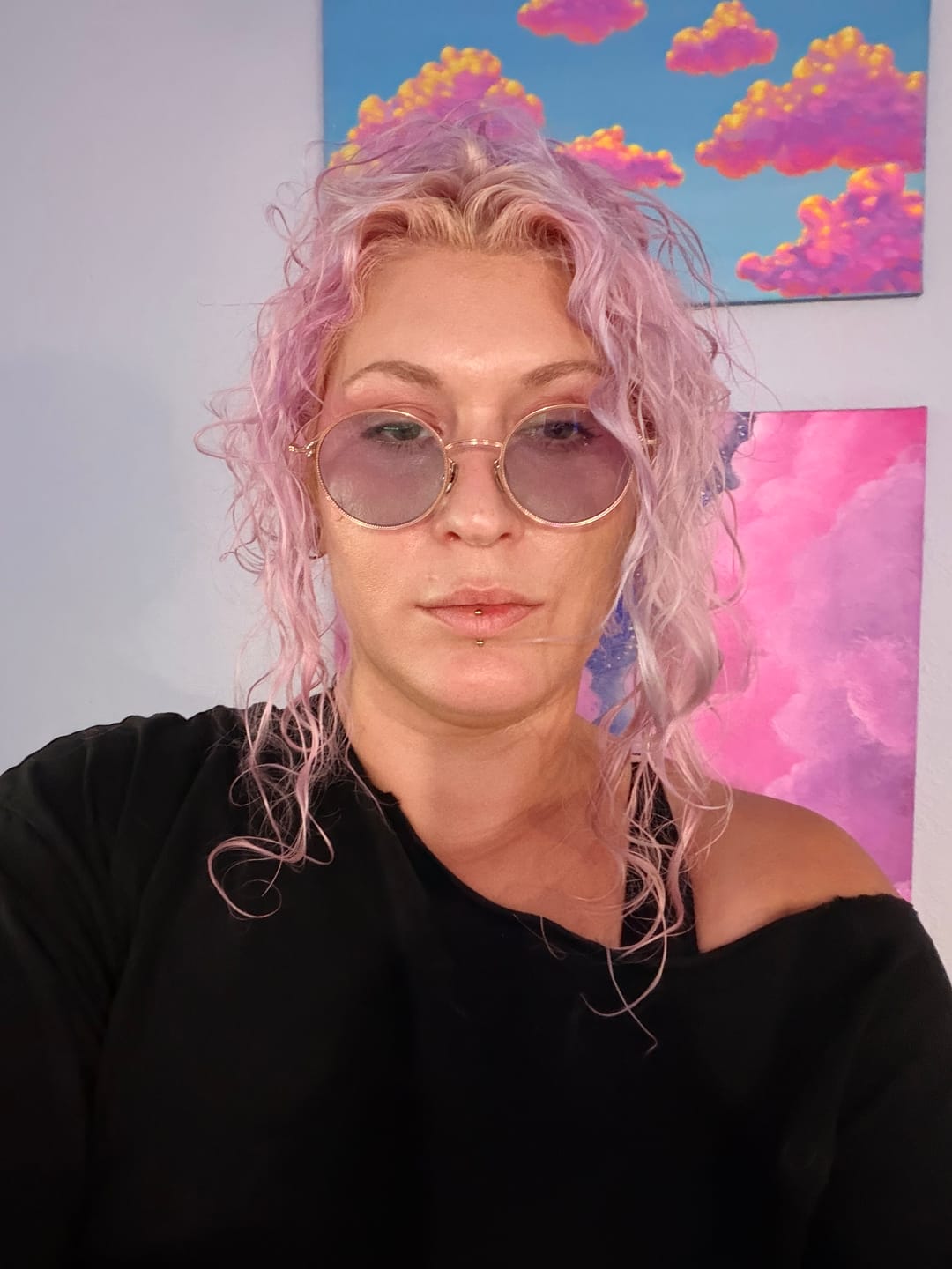 Customer photo review of Sonnet Eyeglasses