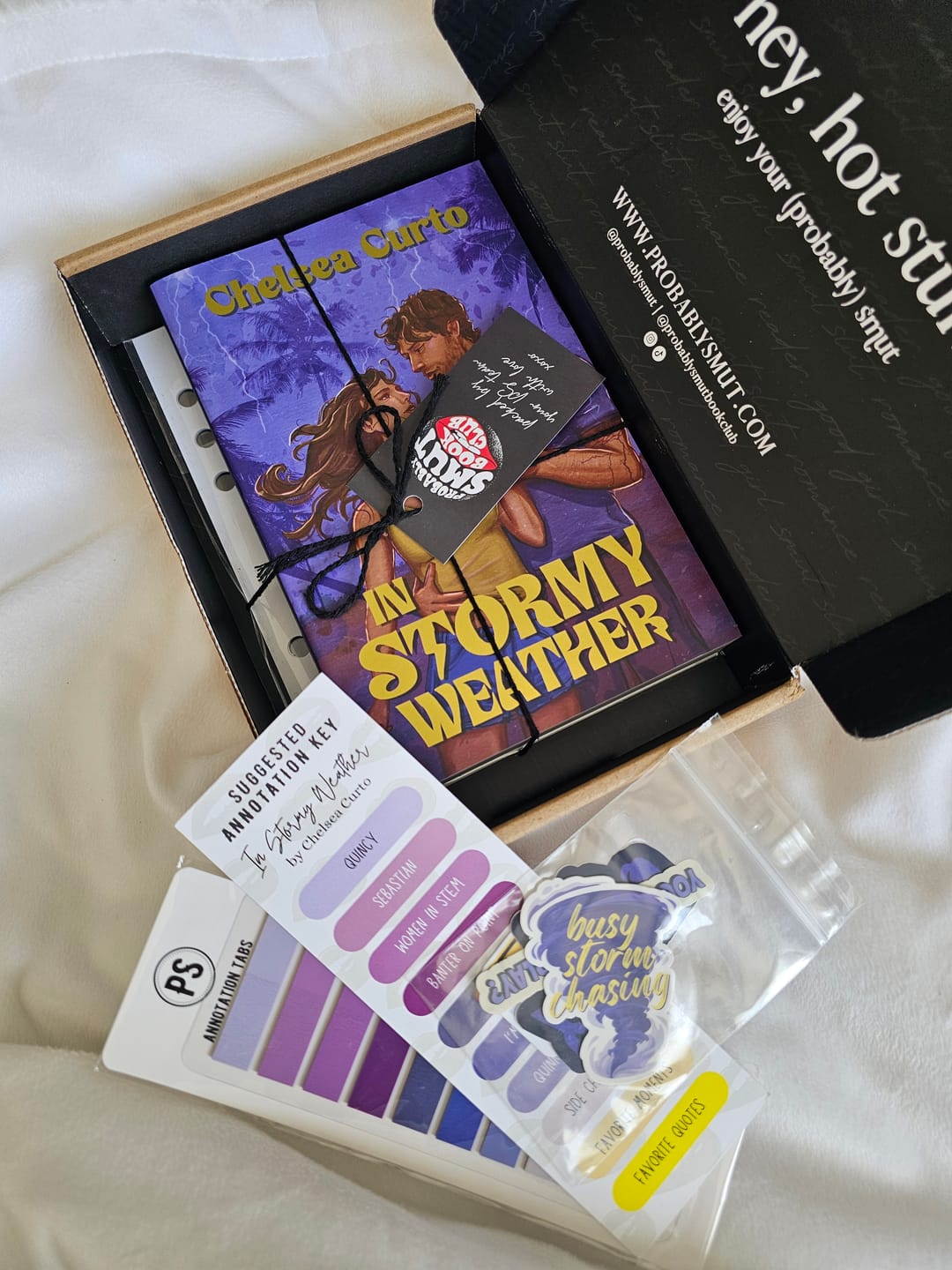 Customer photo review of good girl book club subscription