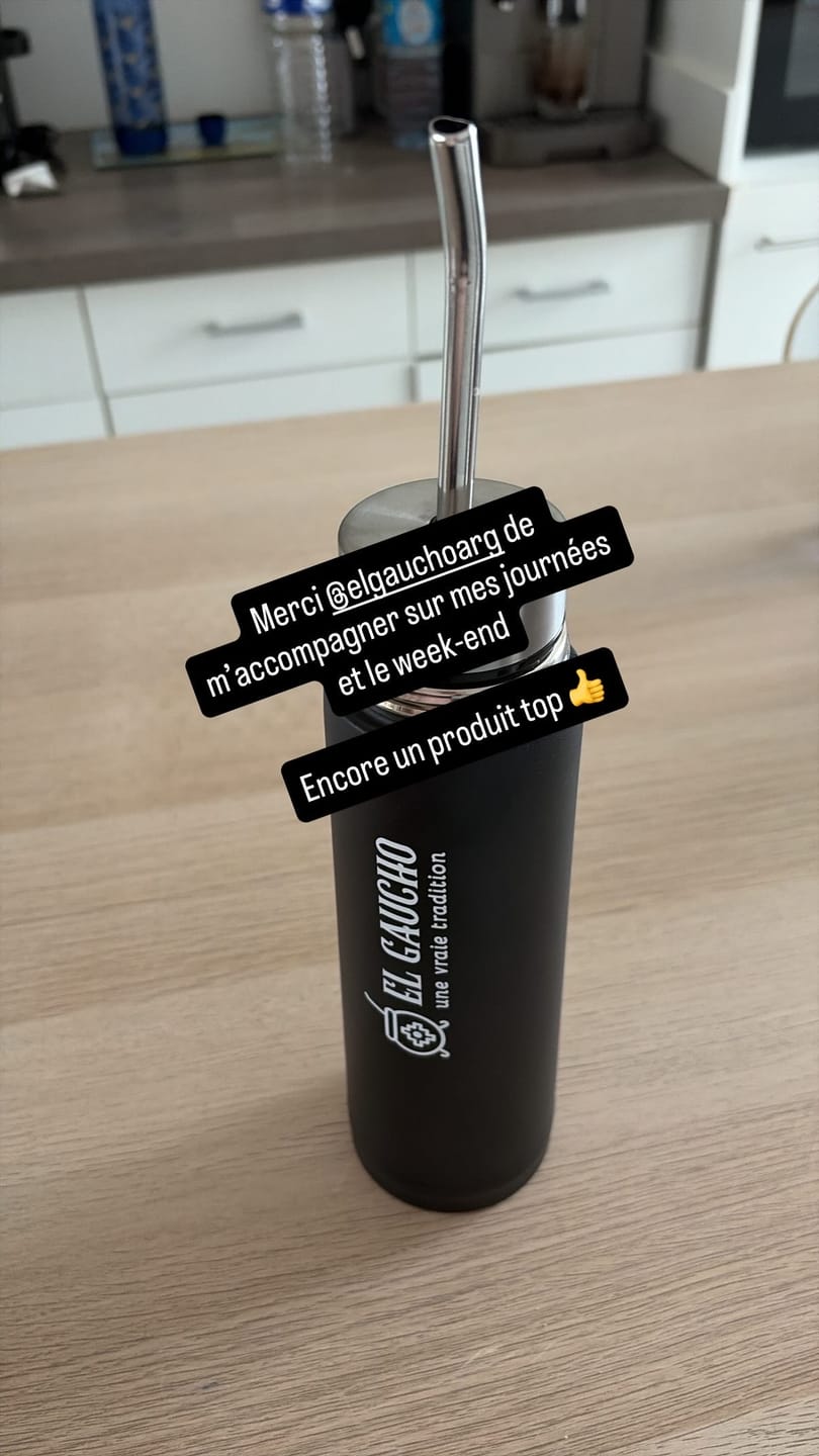 Customer photo review of Mate Listo El Gaucho – Thermos 500 ml avec bombilla intégrée