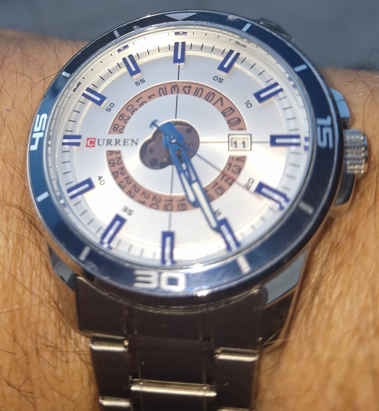 Customer photo review of Curren Tokyo® orologio uomo acciaio