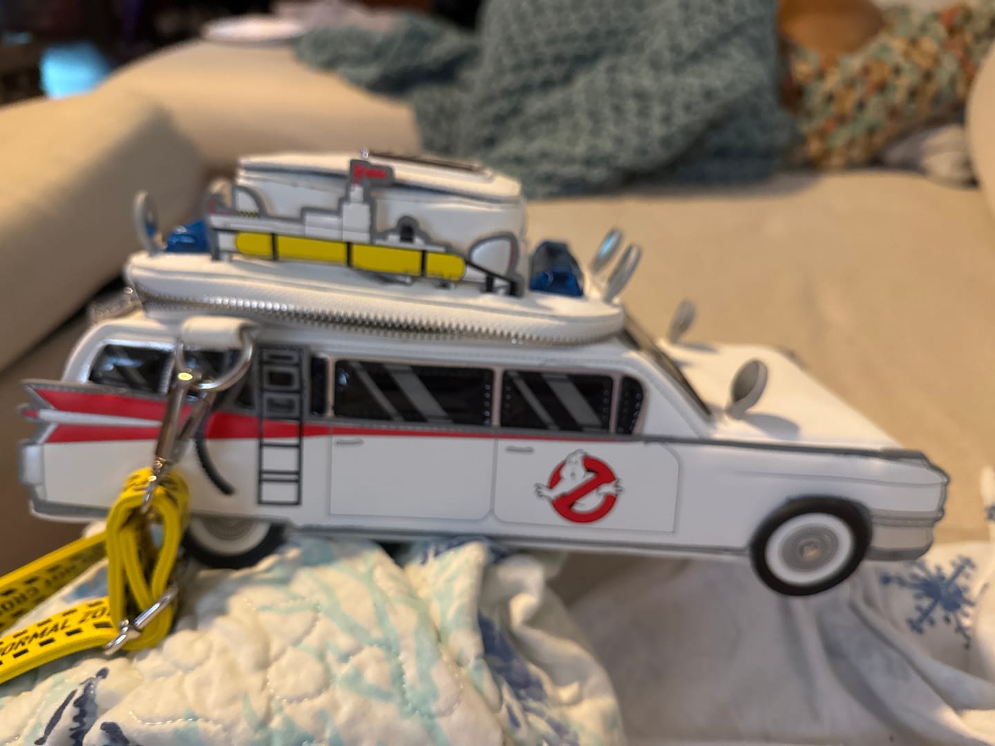 Customer photo review of Loungefly Ghostbusters Ectomobile Light Up Figural Crossbody Bag - 707 Street Exclusive