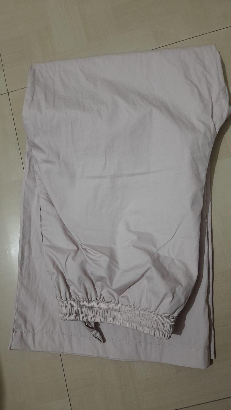 Customer photo review of Women Mauve Pink Better Cotton Casual Pant