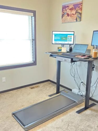 Customer photo review of Folding Walking Treadmill