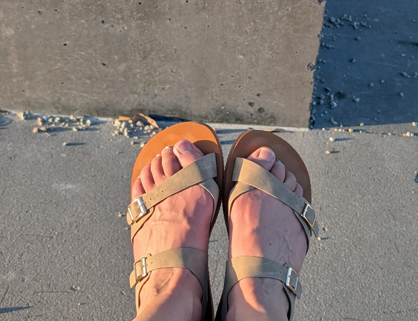 Customer photo review of Glow II - Barefoot Sandals