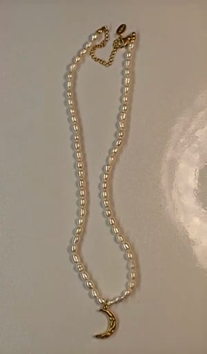 Customer photo review of Lunar Pearl Choker