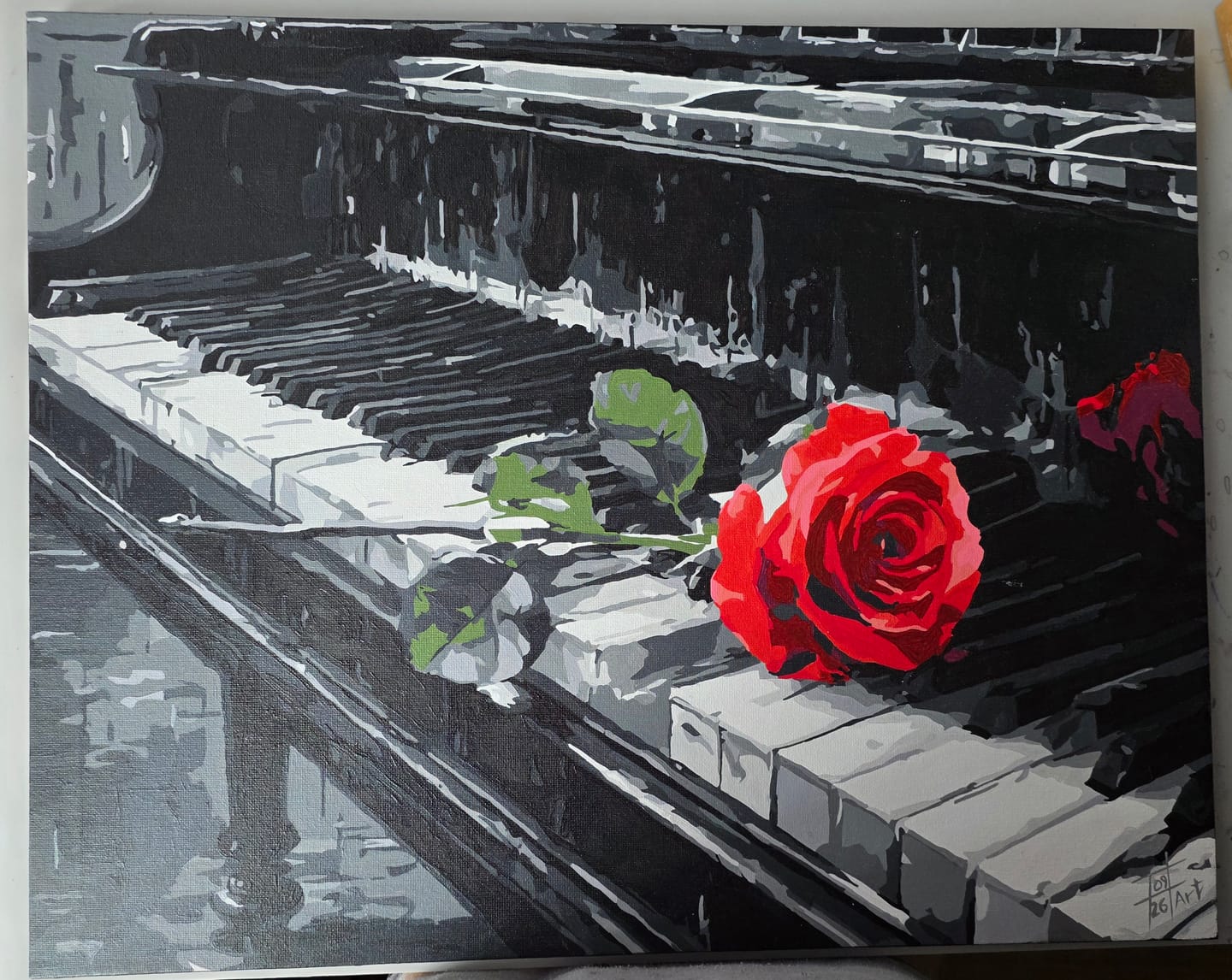 Customer photo review of Flower Rose Piano