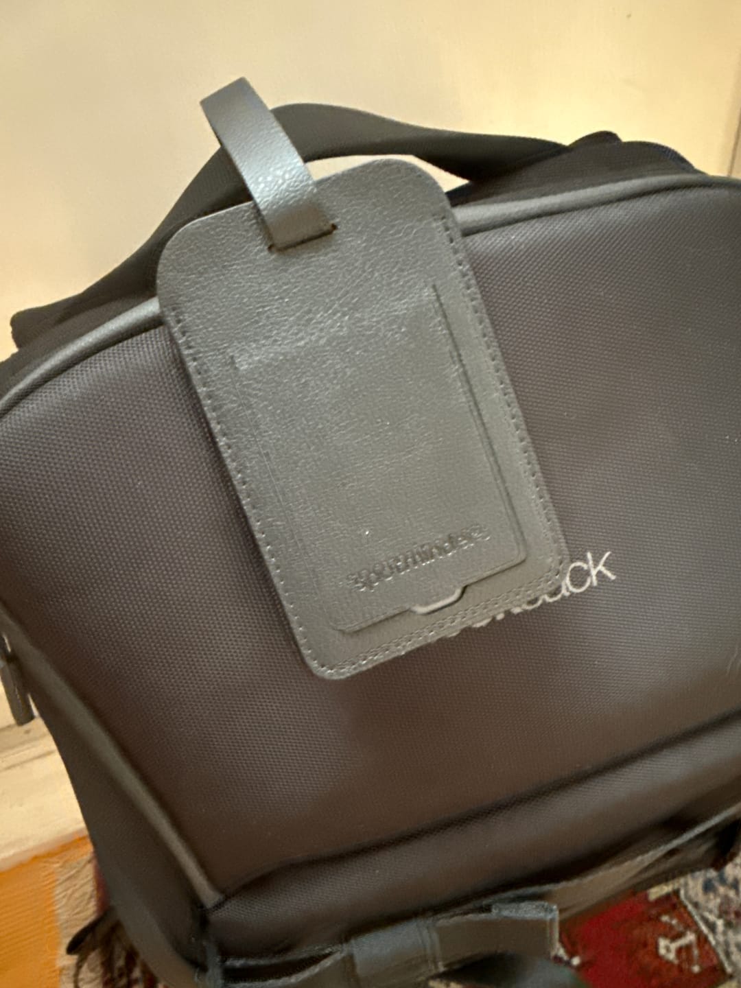 Customer photo review of Trackable Luggage Tag