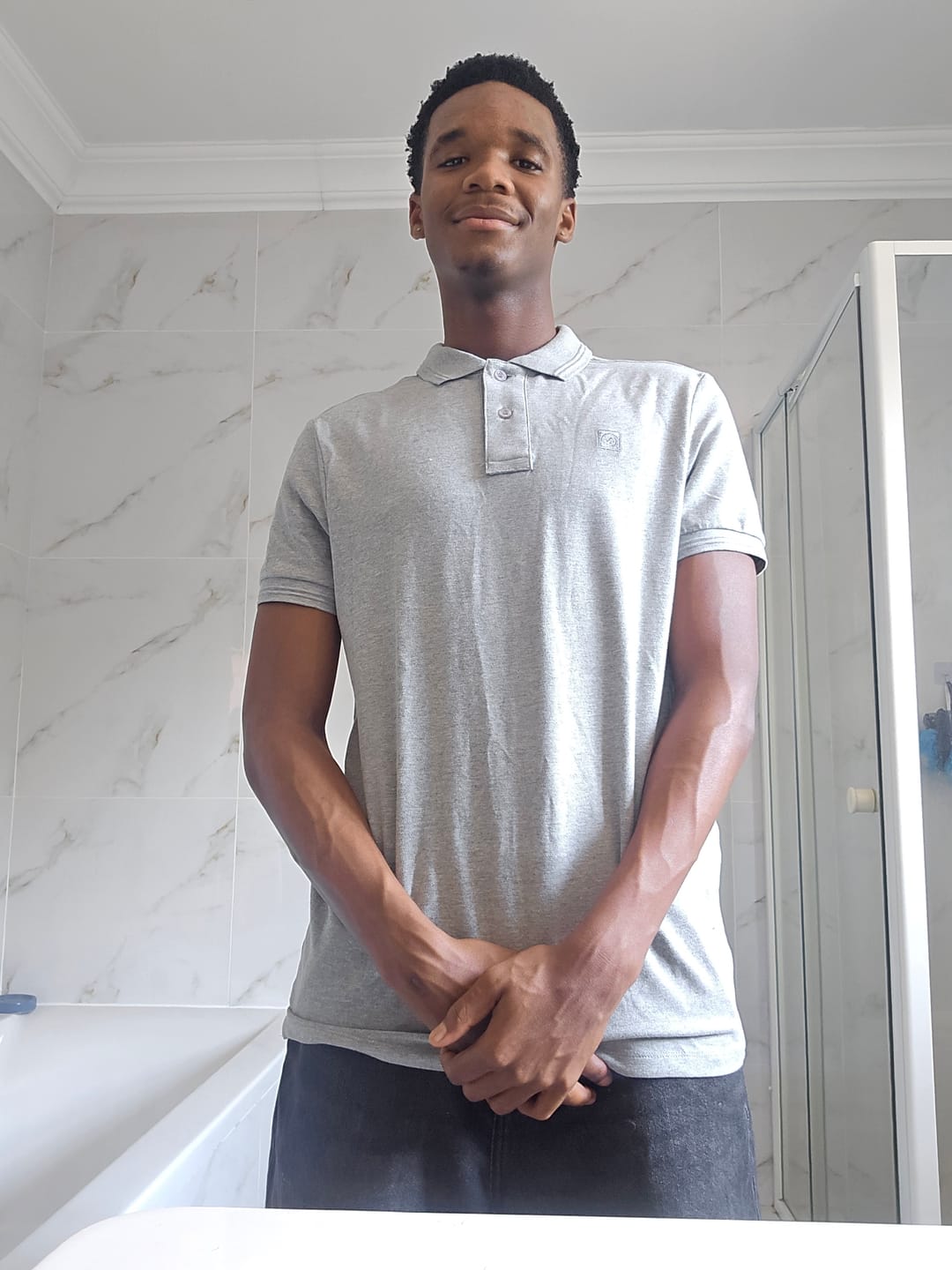 Customer photo review of Mineral Golfer Grey Melange