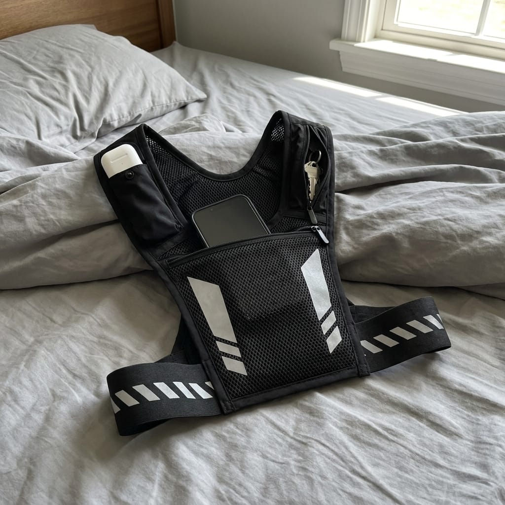 Customer photo review of Hands-Free Reflective Running Vest