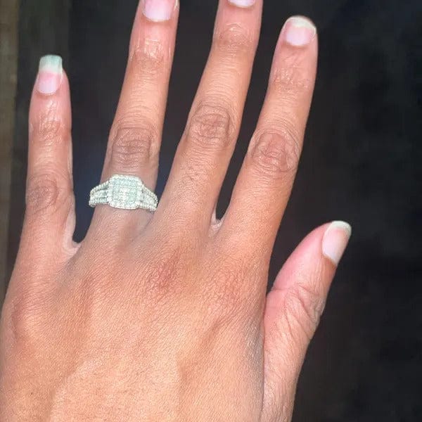 Customer photo review of My Mirroring — Engagement Ring Replica | Travel Ring From Your Photos