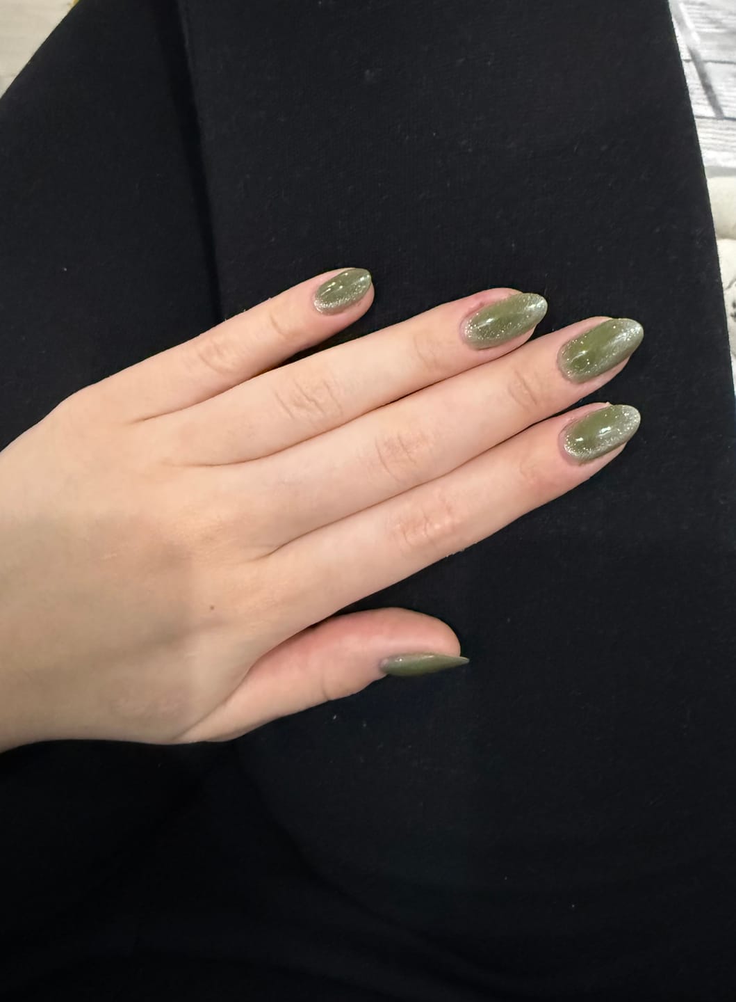 Customer photo review of N Olive Glow Fall Jel Tırnak 30 Adet, 2 Kullanım