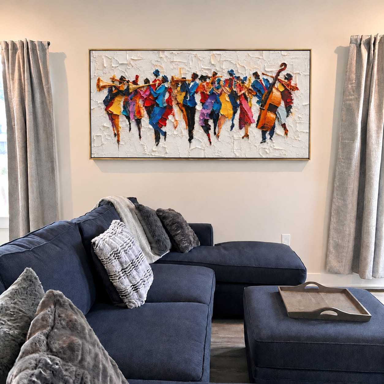 Customer photo review of Chromatic Ensemble Wall Art