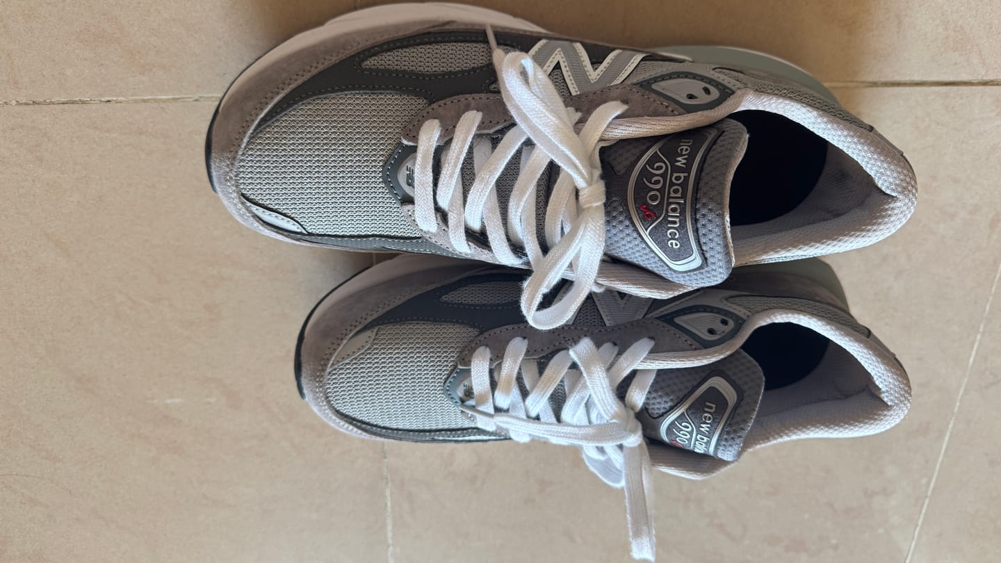 Customer photo review of New Balance 990v6 Made in USA 'Grey' M990GL6
