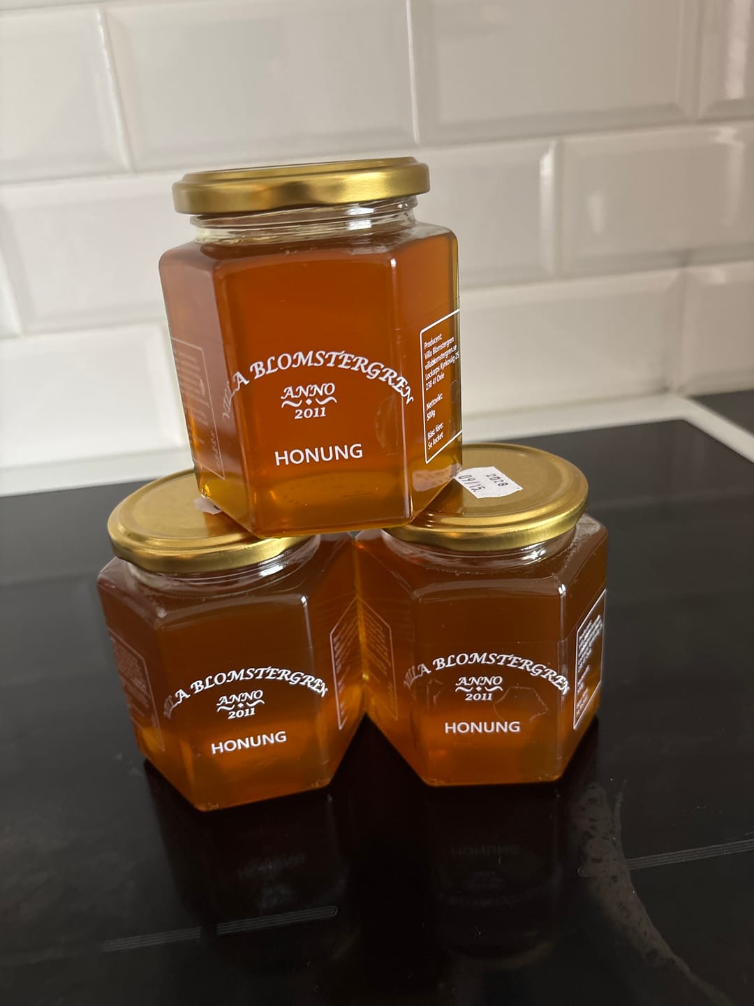 Customer photo review of Flytande honung 2 kg (4×500 g) – Svensk RAW honung