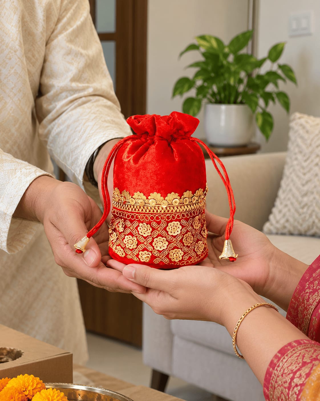 Customer photo review of Laxmi Potli