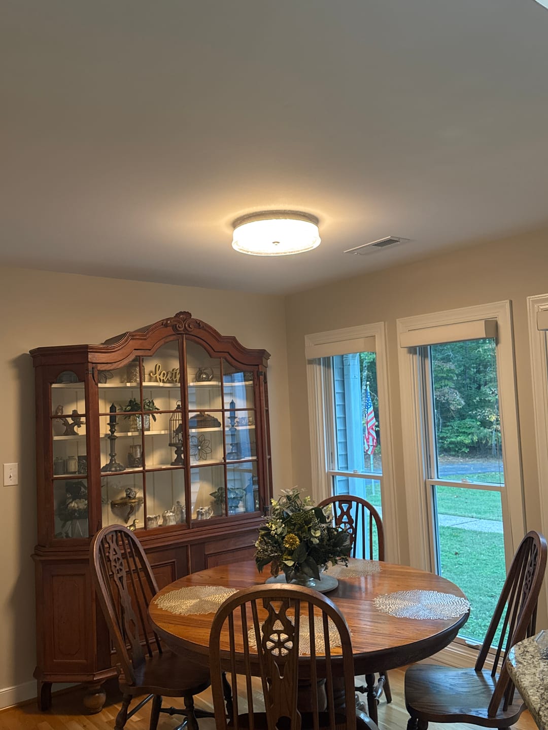Customer photo review of Glowing Cloud-like Dimmable LED Round Flush Mount