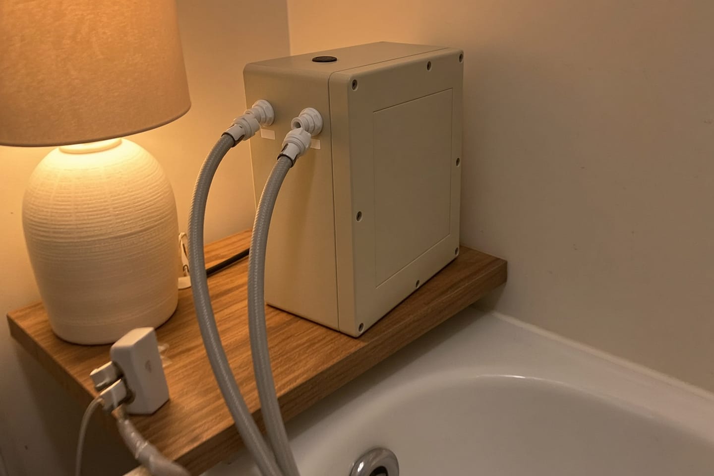 Customer photo review of Kiba Cloud Microbubble Bath System