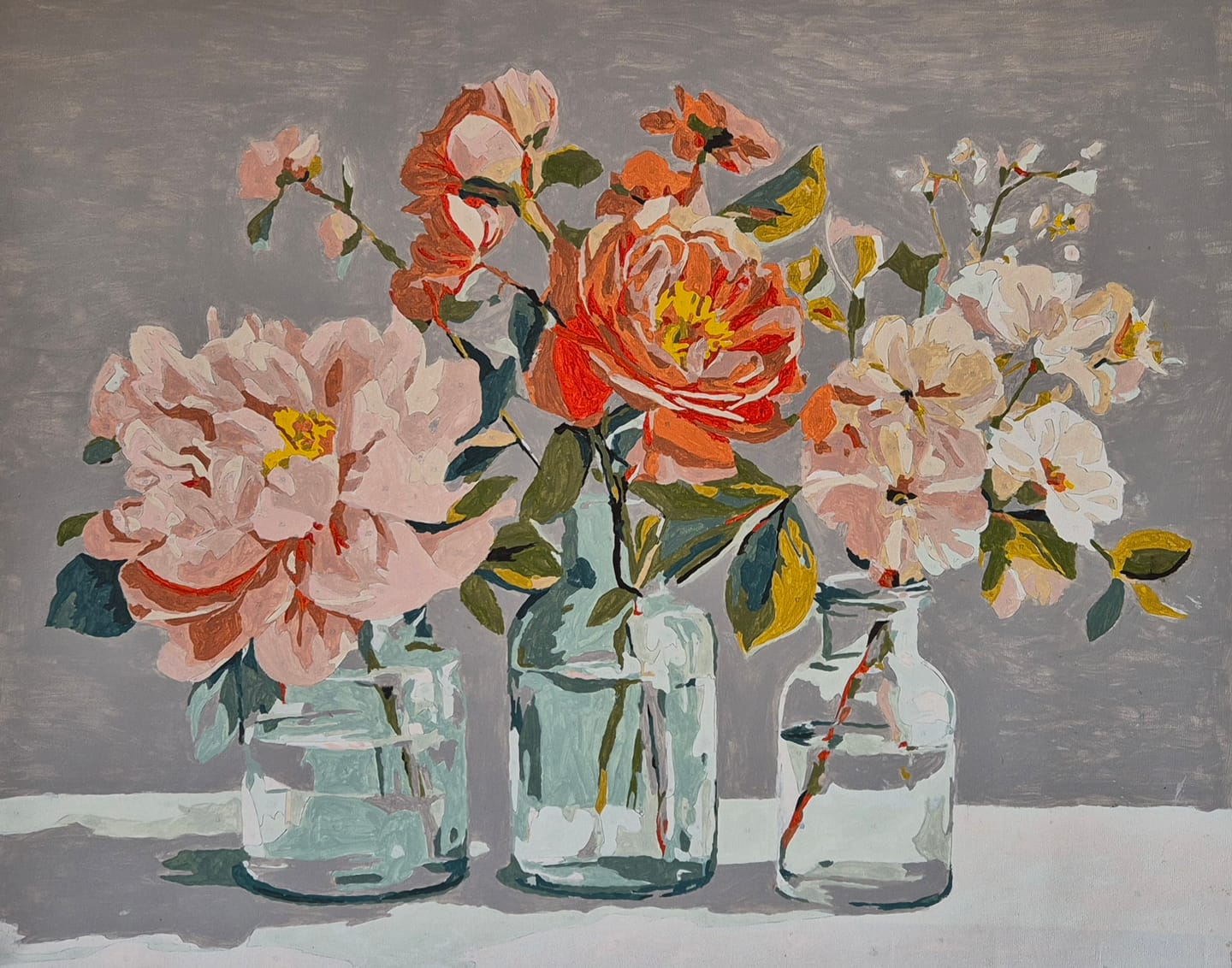 Customer photo review of Malen nach Zahlen - Botanisches Glas