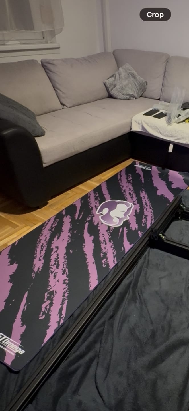Customer photo review of Simulator Floor Mat - Mint Edition
