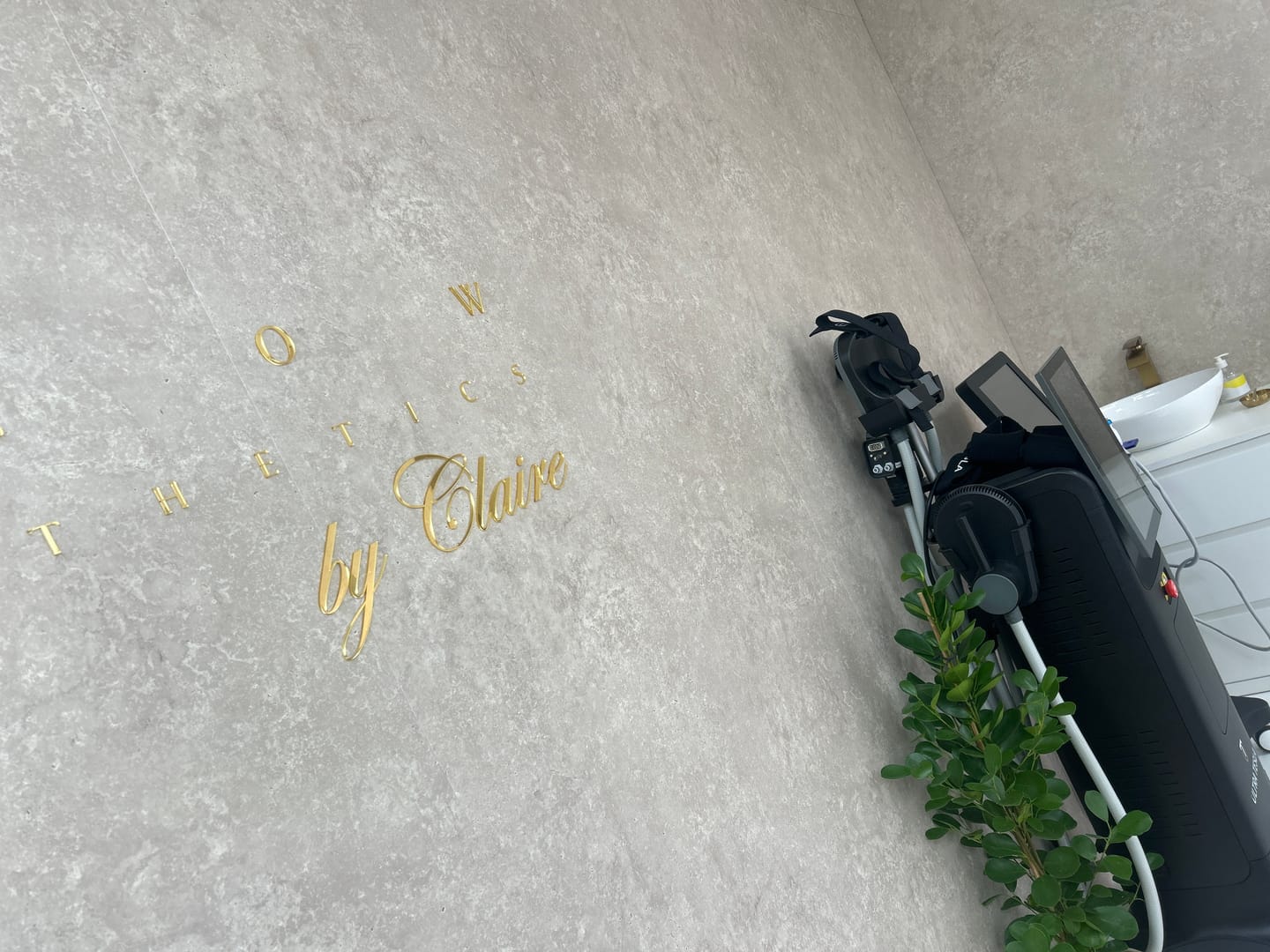 Customer photo review of Premium Beige Concrete Matt Shower Wall Panel - 1M x 2.4M
