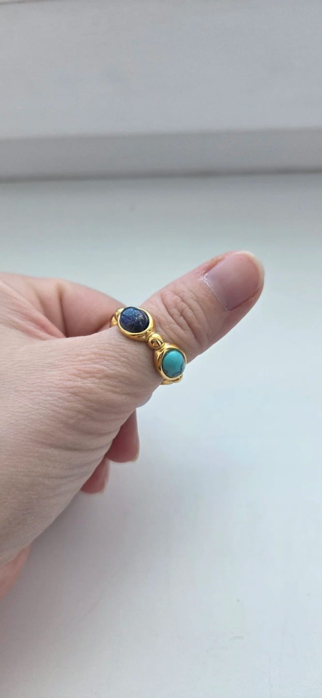 Customer photo review of Vintage Agate Ring