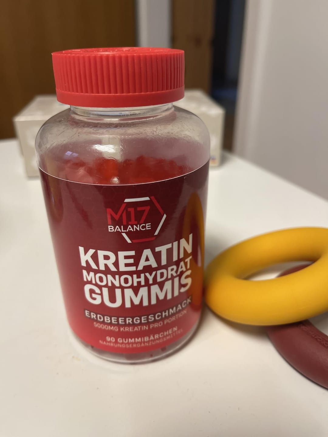 Customer photo review of Creatine Gummies – Strawberry