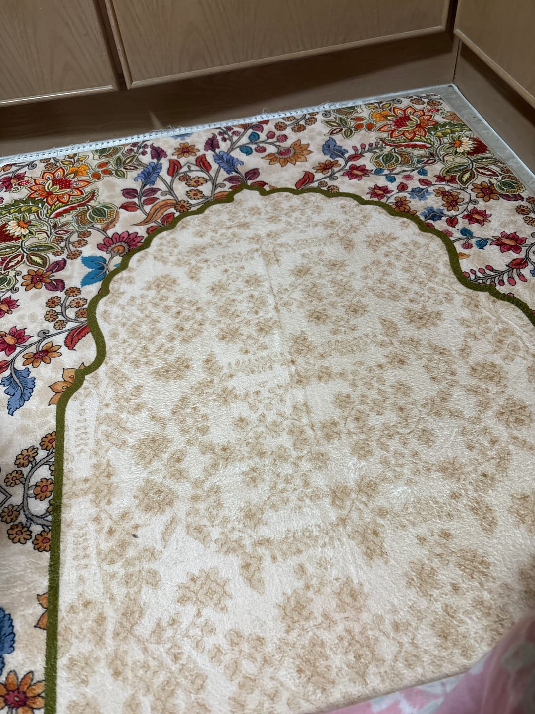 Customer photo review of Barakah Padded Prayer Mat