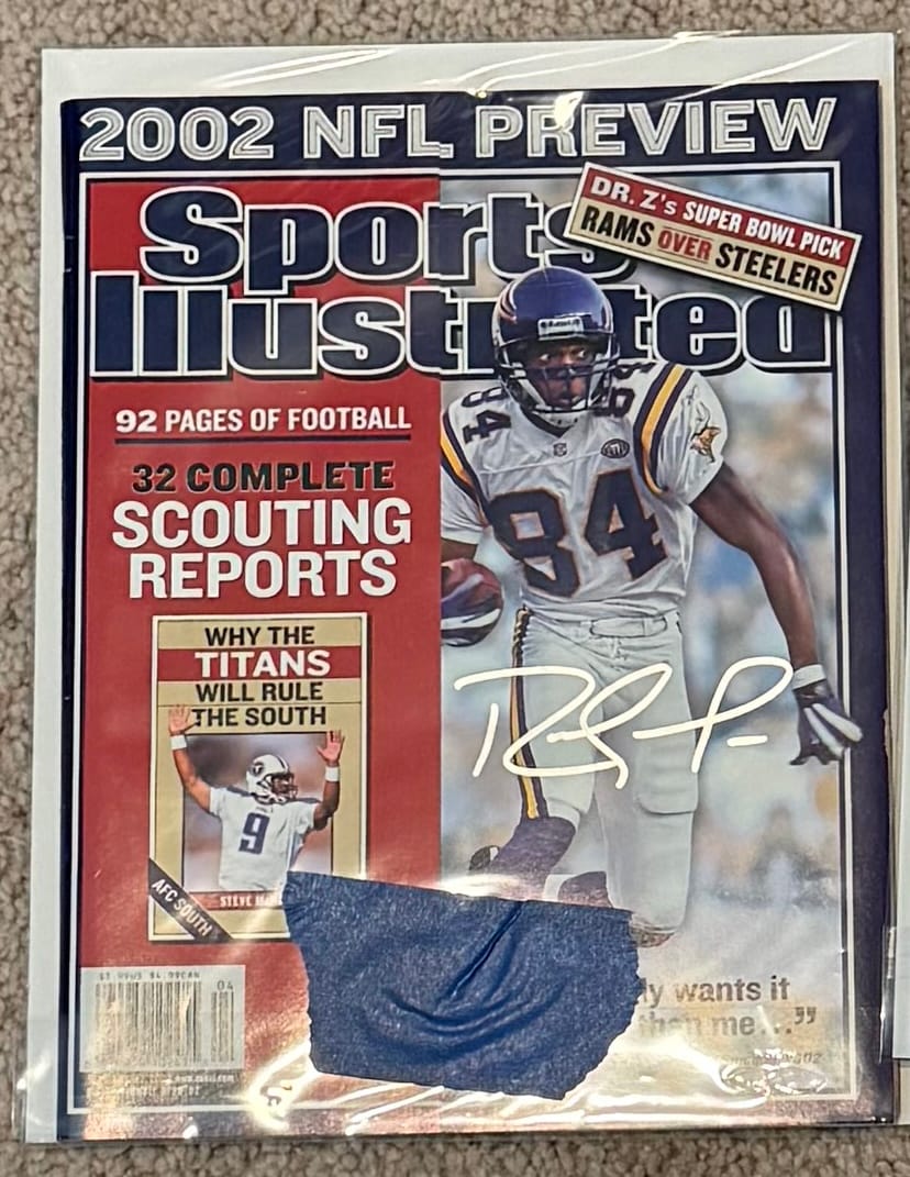 Customer photo review of Randy Moss Autograph Signing