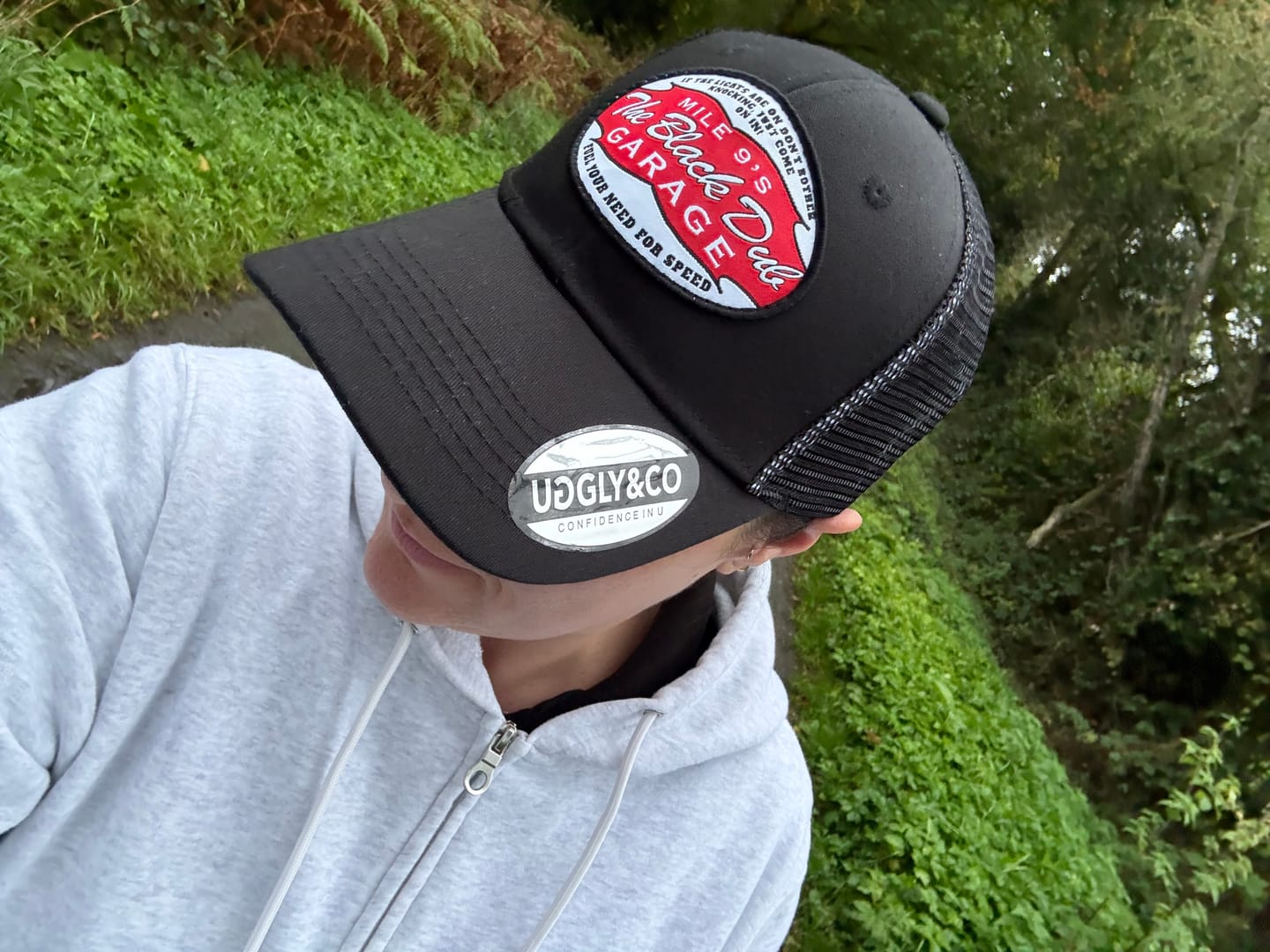 Customer photo review of The 'Original' Black Dub Garage Trucker Hat