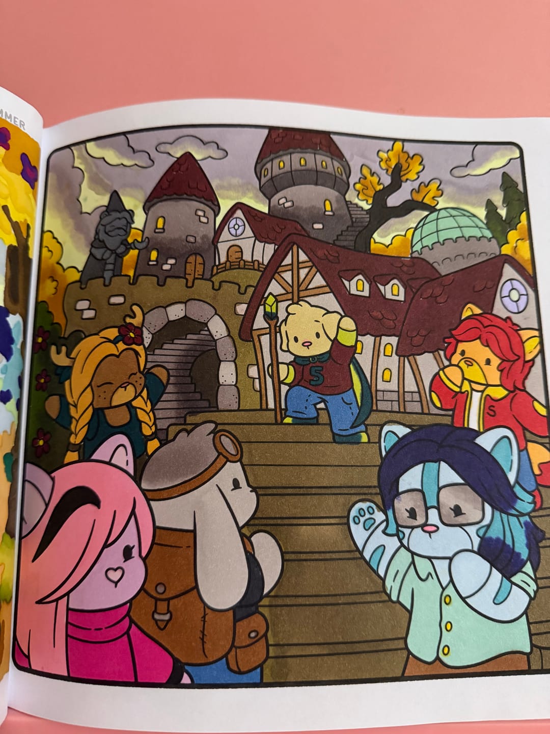 Customer photo review of Ohuhu x Coco Wyo Cozy Mood Coloring Kit, Honolulu B 48 Colors Alcohol Markers with Brush & Fine Dual Tips, Coloring Book with Mood Tracker Pages