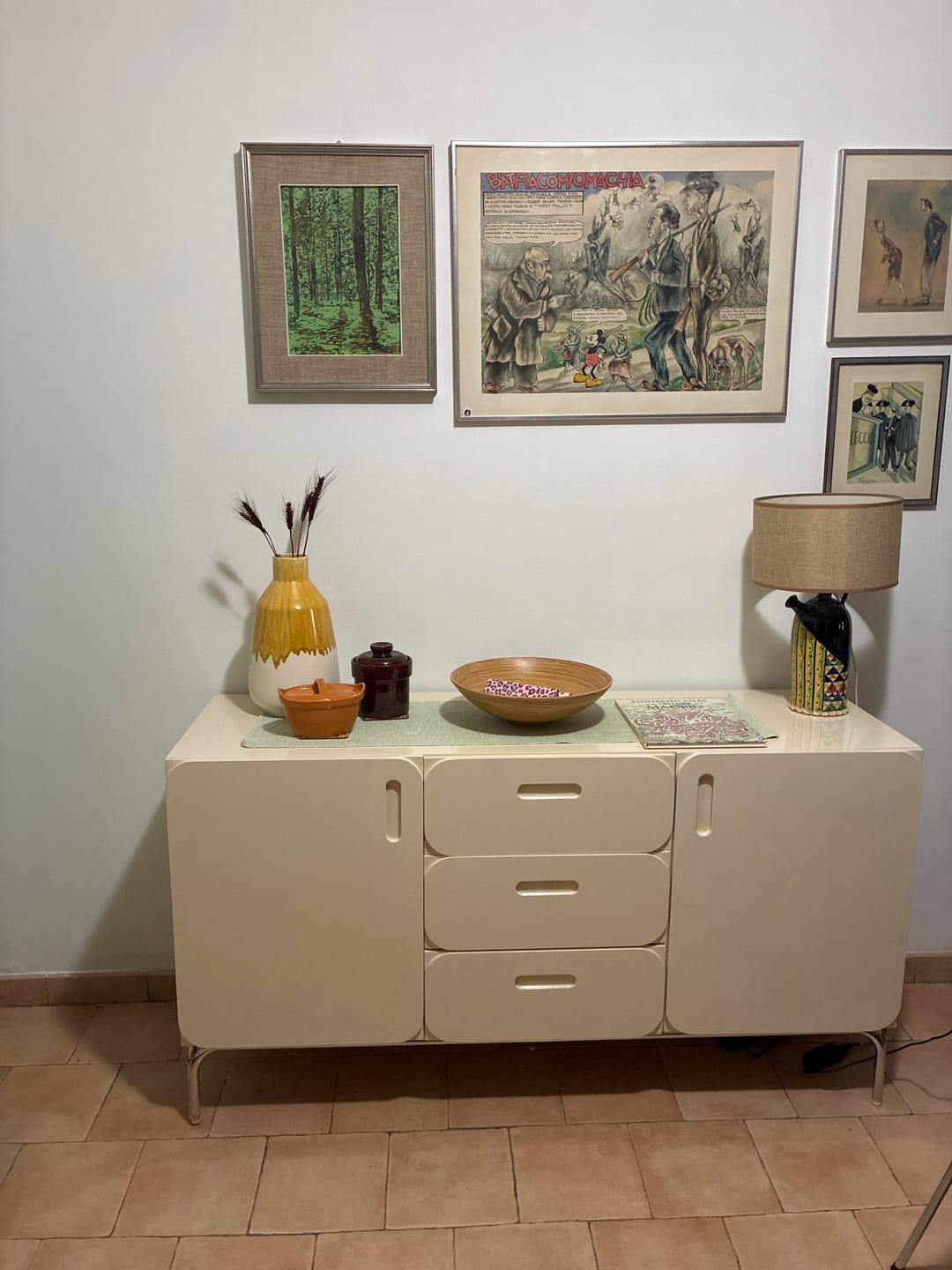 Customer photo review of Vaso Anfora Grande in Ceramica Giallo Ocra