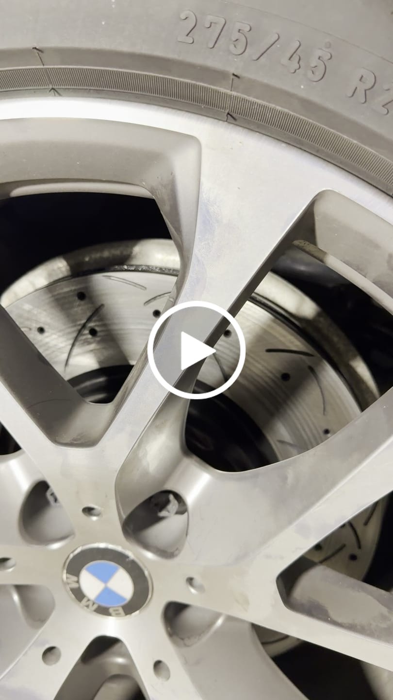 Customer video review of Rear Drilled Slot Brake Rotors Ceramic Pad Kit For BMW X5 540i xDrive X7 X6 750i M550i iX KDT-101263