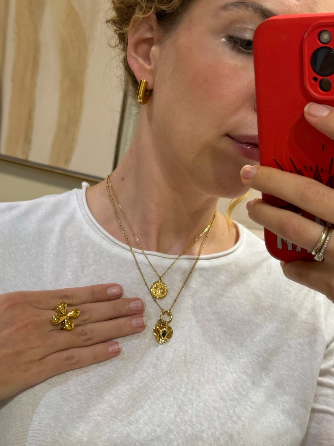 Customer photo review of Amelia’s Orbit Ring