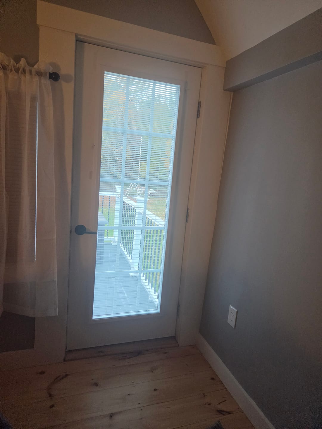 Customer photo review of Add On Blinds Kit (installs on top of existing door glass)