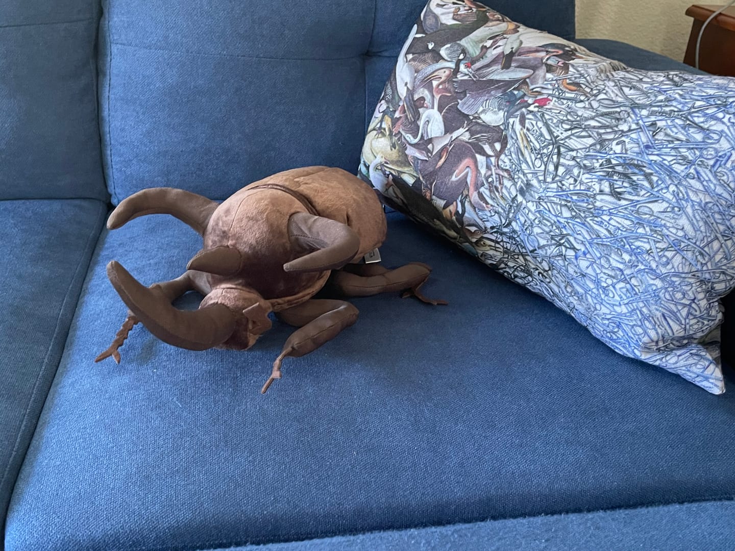 Customer photo review of Atlas Beetle Soft Stuffed Plush Toy