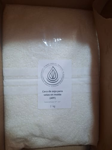 Customer photo review of Cera de Soja para velas en Molde, Pilar y Wax-melts (APF)