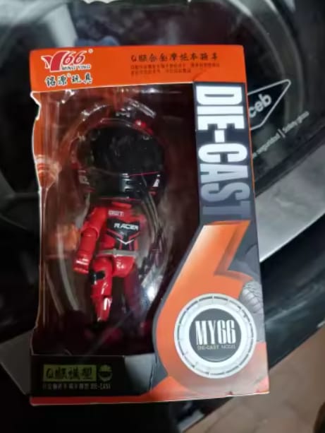 Customer photo review of Mini Helmet That Transforms Into a Rider