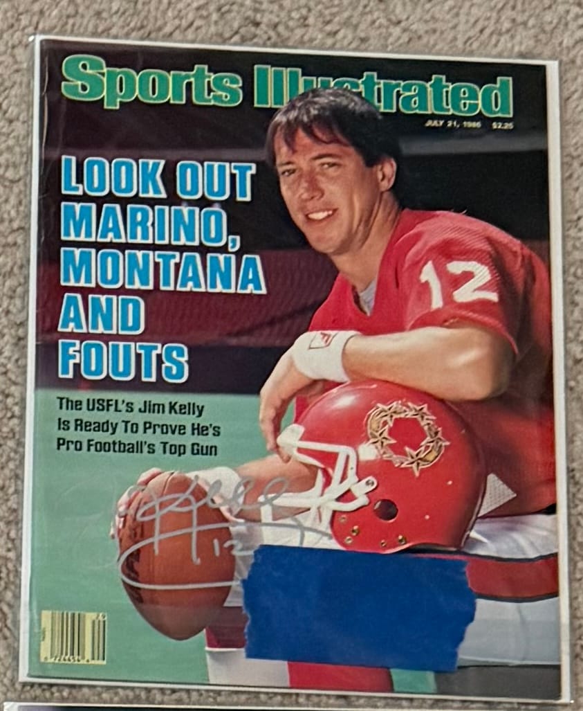 Customer photo review of Jim Kelly Autograph Signing