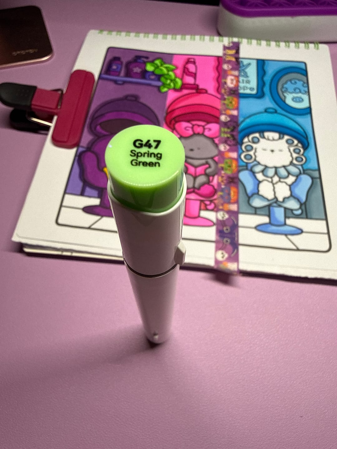 Customer photo review of Ohuhu Honolulu G140 / G47 Individual Marker, Brush & Chisel